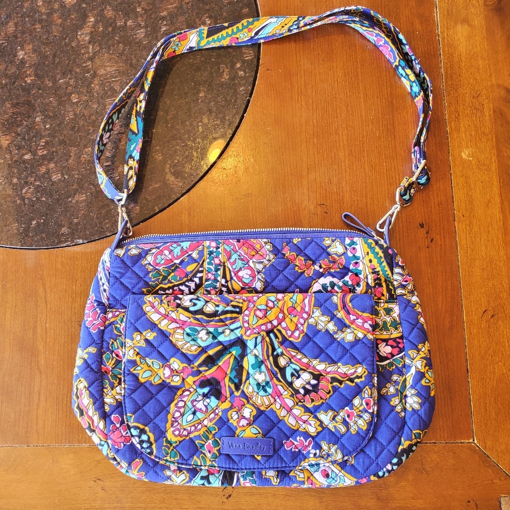 Vera Bradley Carson Shoulder Bag Romantic Paisley